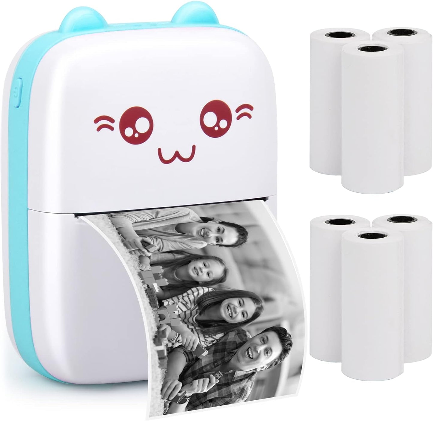 Rollos Papel Mini Impresora Set x5 - Blancospace