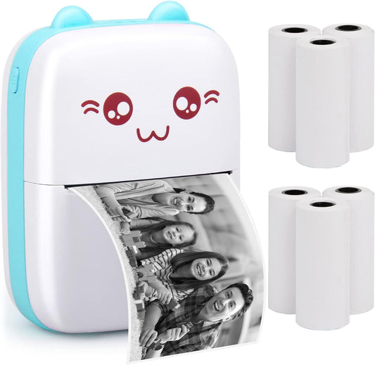Rollos Papel Mini Impresora Set x5 - Blancospace
